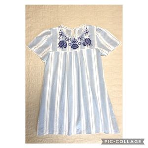 Boho Embroidered Dress